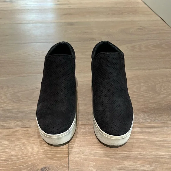 J Slides NYC Gia slip on platform sneaker bootie black - Picture 2 of 6